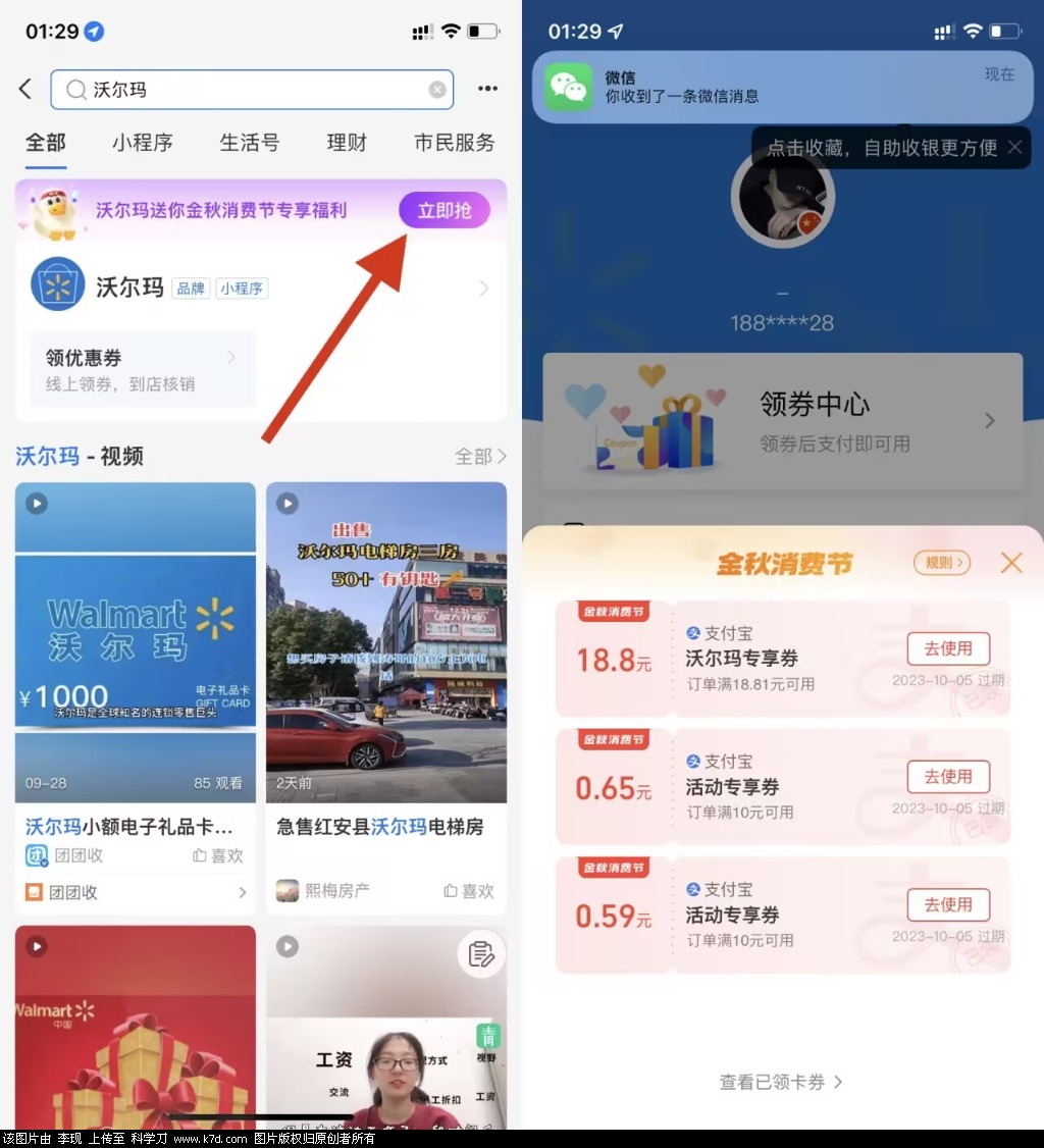 支付宝搜：沃尔玛-桂芽网创