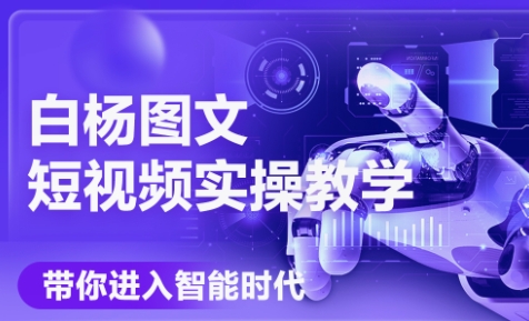 白杨老师·Ai图文短视频实操课(更新6月)-桂芽网创