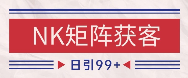 小红书某音NK赛道引流获客 自热矩阵日引200+【揭秘】-桂芽网创