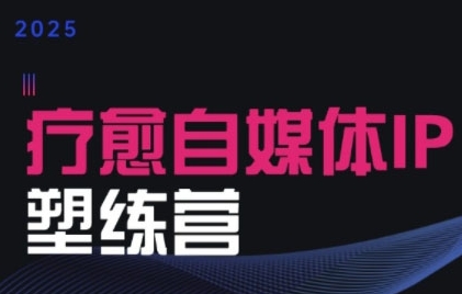 2025治愈自媒体IP训练营，专为疗愈领域从业者打造-桂芽网创