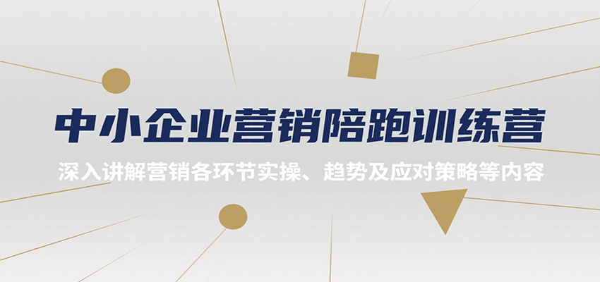 中小企业营销陪跑训练营，深入讲解营销各环节实操、趋势及应对策略等内容-桂芽网创
