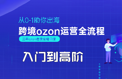 悟空跨境·OZON入门到高阶全流程-桂芽网创