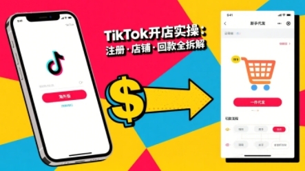 TikTok从开店到投流的进阶课，从基础实操到高阶技巧一网打尽-桂芽网创