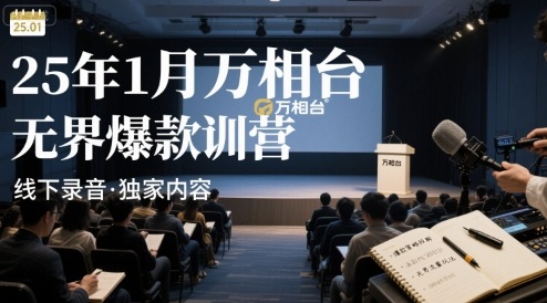 25年1月万相台无界爆款特训营线下录音-桂芽网创