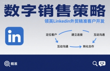 数字销售策略领英LinkedIn外贸精准客户开发-桂芽网创