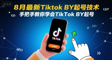 8月最新Tiktok搬运起号技术，手把手教你学会TikTok搬运起号-桂芽网创
