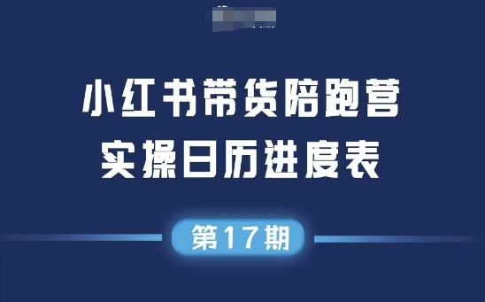 小红书第17期带货陪跑营，不囤货，无不直播，无不投流，通过选品+笔记内容+测品+笔记铺量+矩阵运营打爆款(更新)-桂芽网创
