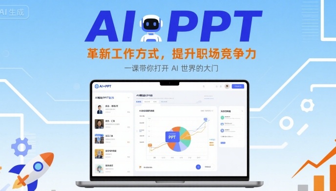 AI+PPT：革新工作方式，提升职场竞争力，一课带你打开 AI 世界的大门-桂芽网创