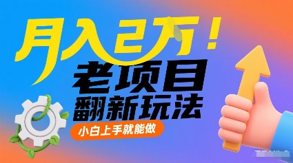 月入2W！老项目翻新玩法，小白上手就能做，非常容易上手-桂芽网创