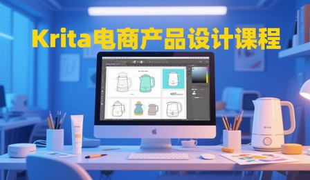 大梦老师·Krita电商产品设计课程-桂芽网创
