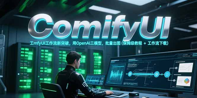 ComfyUI工作流新突破，用OpenAI三模型，批量出图(保姆级教程+工作流下载-桂芽网创