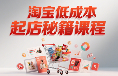 子枫老师·淘宝低成本起店系统课-桂芽网创