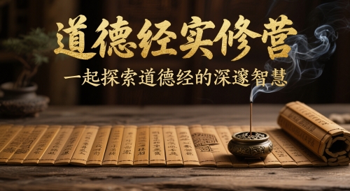 道德经实修营，一起探索道德经的深邃智慧-桂芽网创