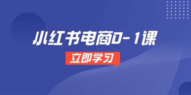 小红书电商0-1课，开店选品全流程，多平台素材处理与爆款笔记制作-桂芽网创