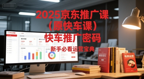 2025京东推广课(原快车课)解锁京东快车推广密码，新手必看运营宝典-桂芽网创