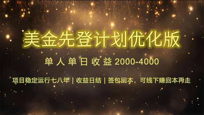 连续7-8年创单日收益冠军项目，日收益$600-1200-桂芽网创