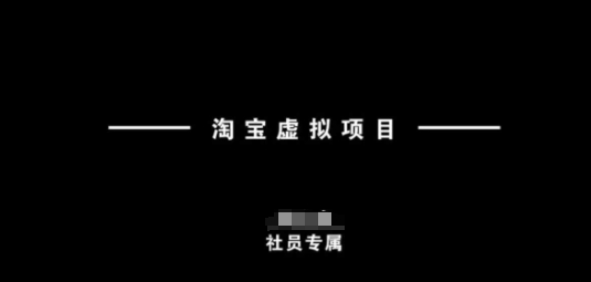 淘宝虚拟项目，从理论到实操，新手也能快速上手-桂芽网创