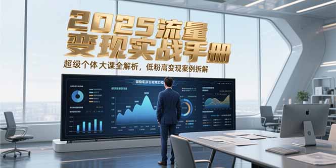 2025流量变现实战手册，超级个体大课全解析，低粉高变现案例拆解-桂芽网创