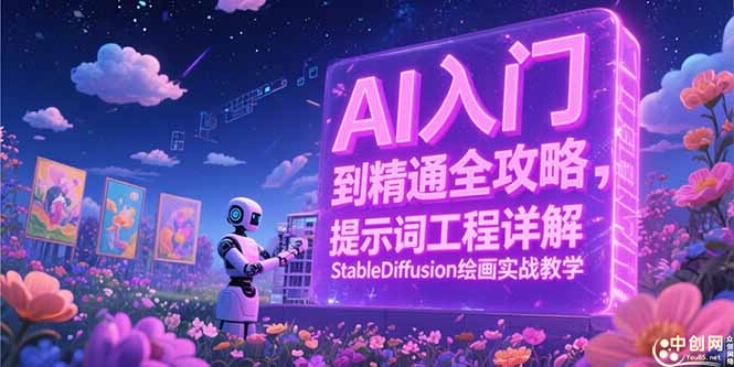AI入门到精通全攻略，提示词工程详解，StableDiffusion绘画实战教学-桂芽网创
