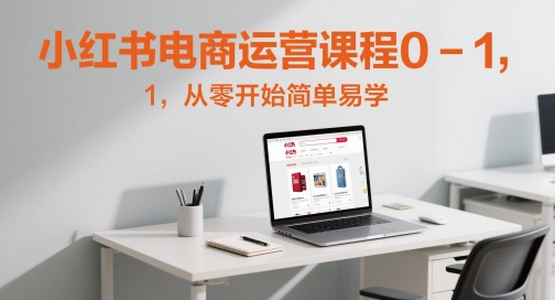 小红书电商运营课程0-1，从零开始简单易学-桂芽网创