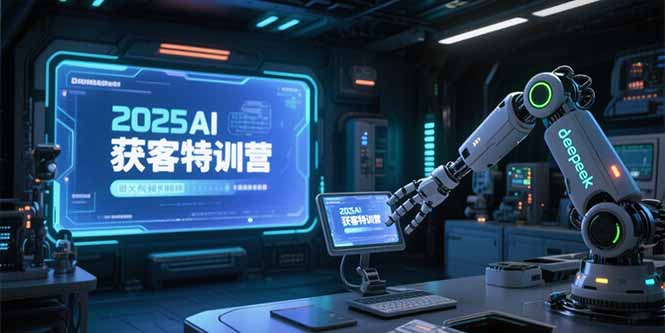 2025AI获客特训营，AI图文视频全制作，deepseek工具实操教学-桂芽网创