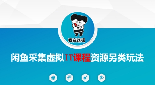 闲鱼采集虚拟IT课程资源另类玩法，干货满满-桂芽网创